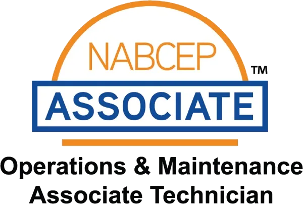Sello NABCEP Associate Operations and Maintenance Associate Technician